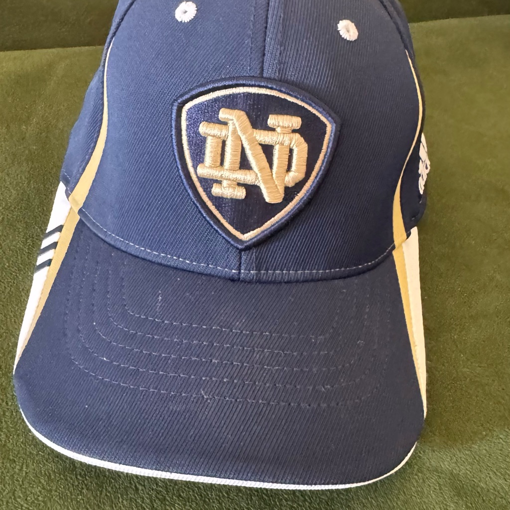 Notre Dame Blue And Gold Cap